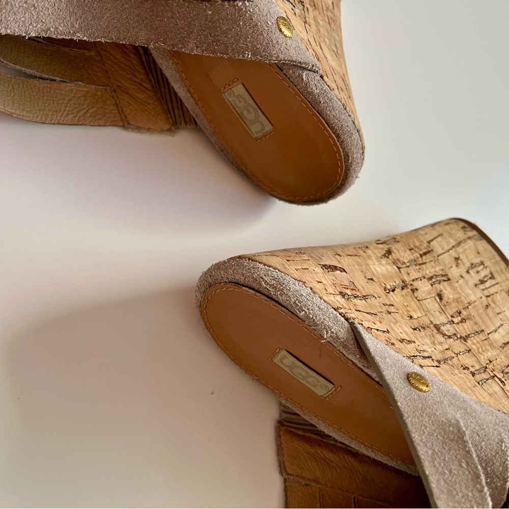 UGG Marta High Wedge Sandals• Sz 9 - Picture 6 of 12